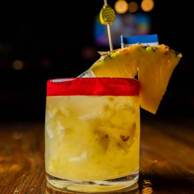 Pineapple Caparhina drink.