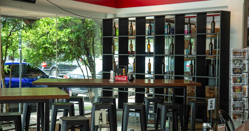 Interior, seating area