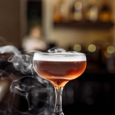 Smoked cocktail.