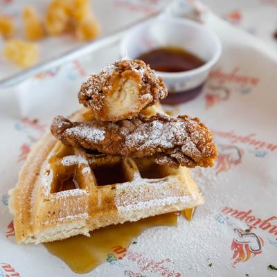 Chicken and waffle