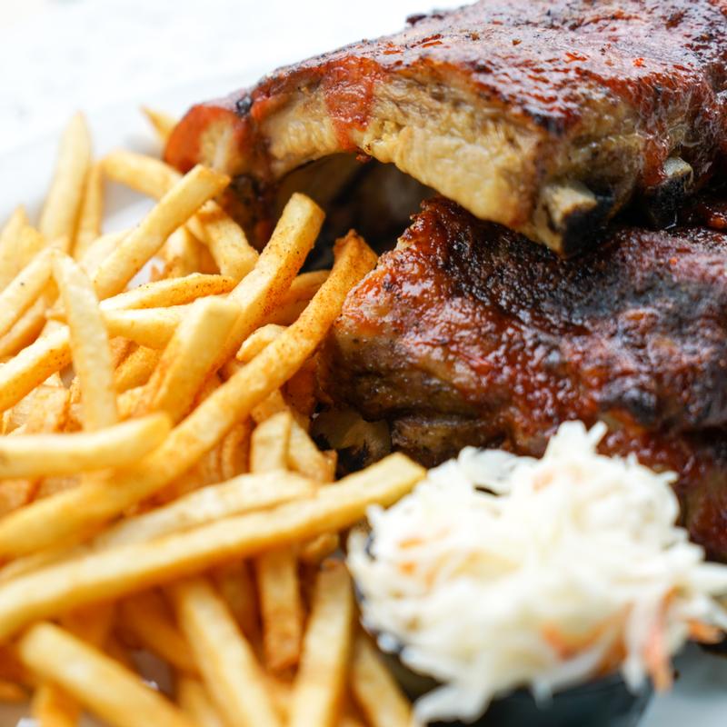 Half Rack Baby Back Rib Platter photo