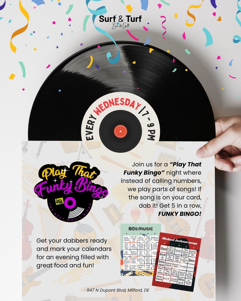 Funky Music Bingo event photo