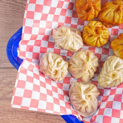 Ground chicken dumplings.