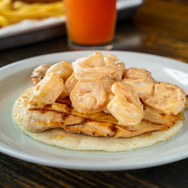 Pollo y Camarones Encima photo