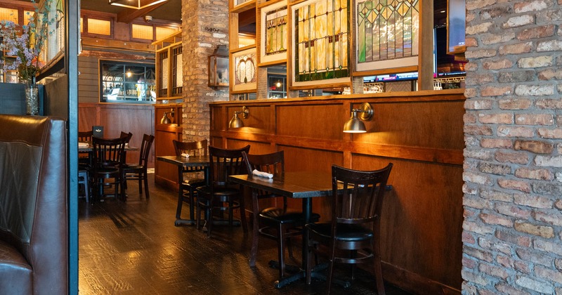 Interior, seating place near wall