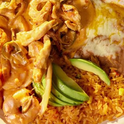 A closeup on the Chef's special.