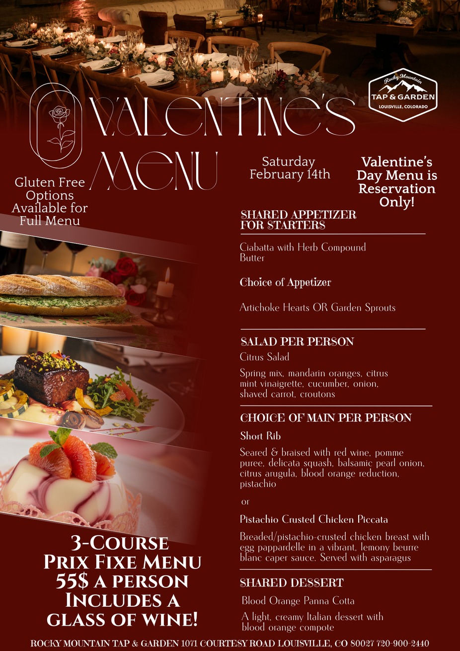 Valentine's Day Special Menu event photo