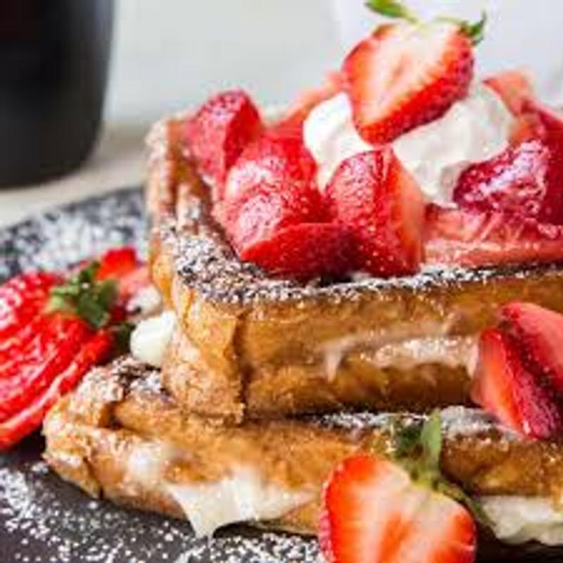 Strawberries & Whipped Cream French Toast photo