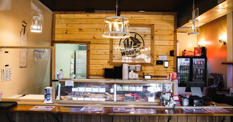 Interior, food and drink counter