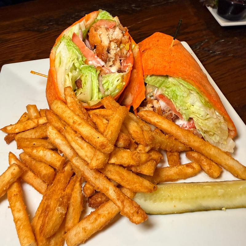 Hot Honey Chicken Finger Wrap photo