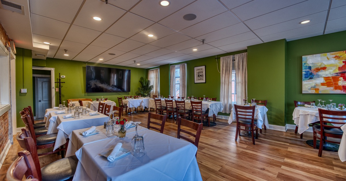 Interior, dining area