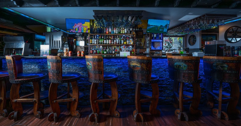 Interior, bar area