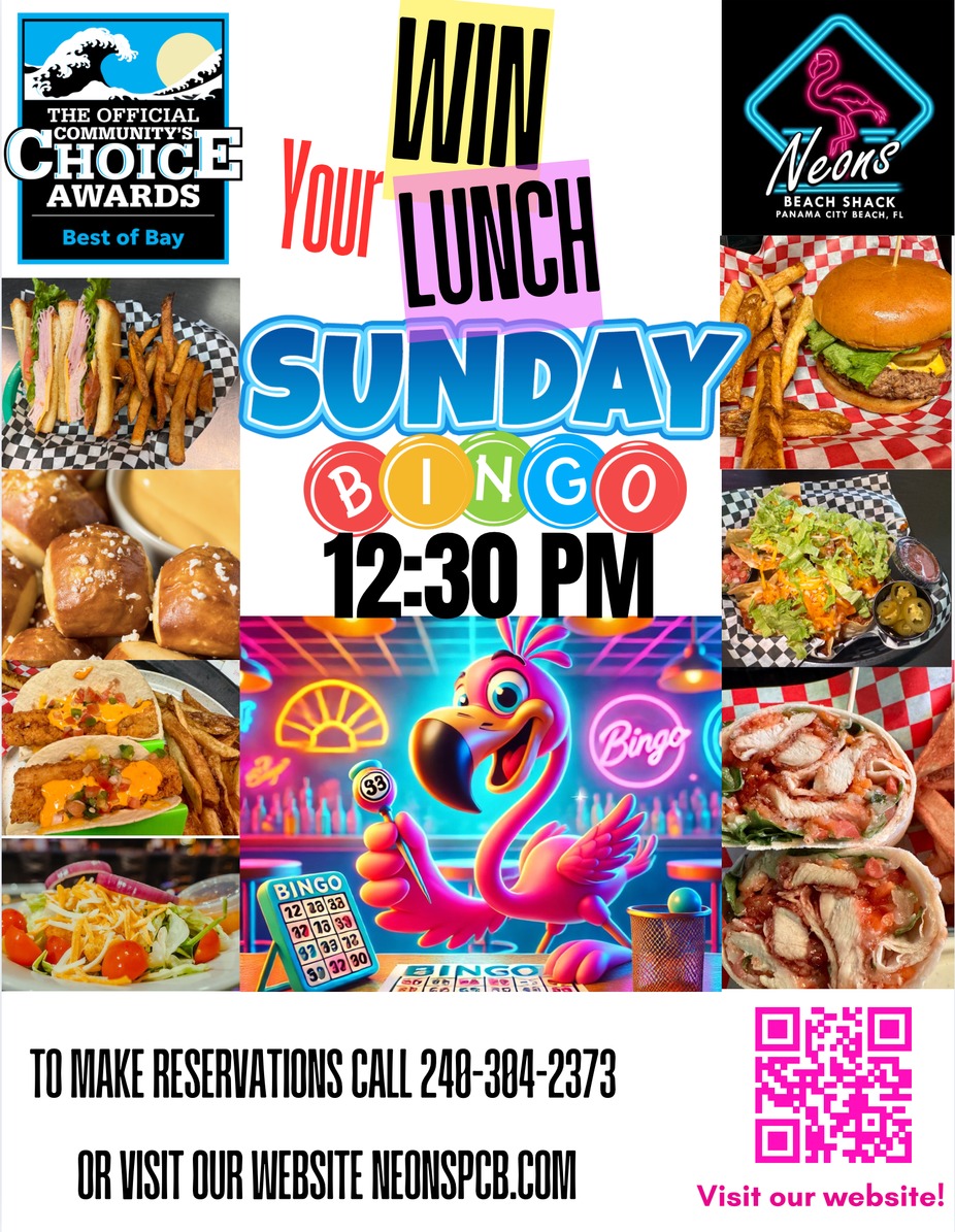 Win Your Lunch Sunday BINGO! event photo