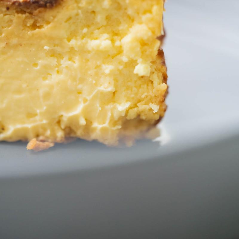 menu item 21 of 21, Basque Cheesecake