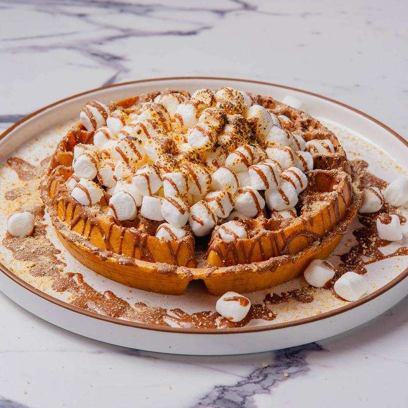 menu item 11 of 12, S’mores Waffle