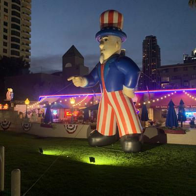 Jumbo Inflatable Uncle Sam.