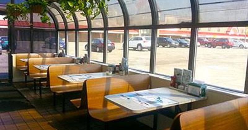 Interior, dining area