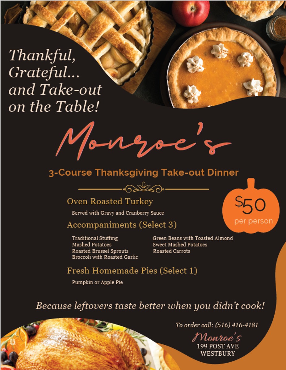 Thanksgiving 2025 Takeout Menu event photo