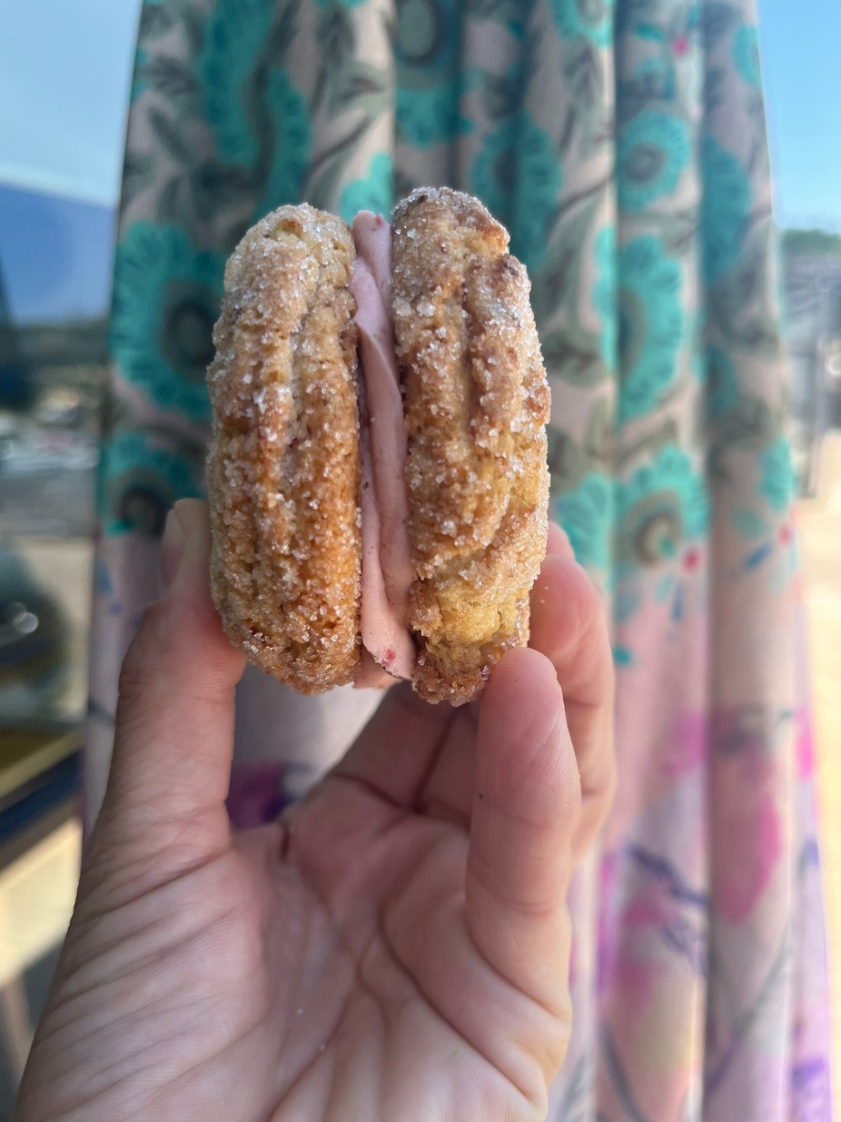 Our Strawberry Sandwich Creams are out of this world with strong strawberry flavor!