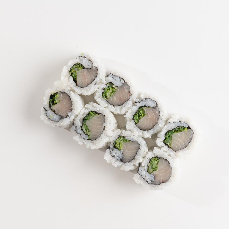 menu item 3 of 48, *Yellowtail & Scallion Roll