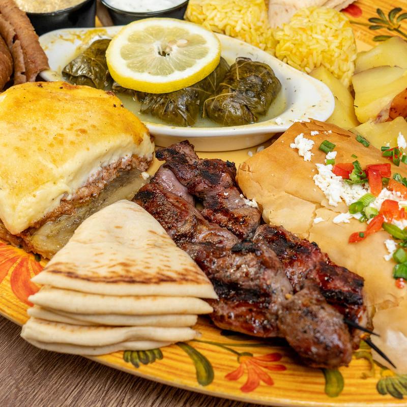menu item 8 of 14, The Greek Feast (Serves 2-4)