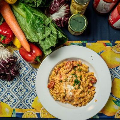 Ravioli di Mamma, top view.