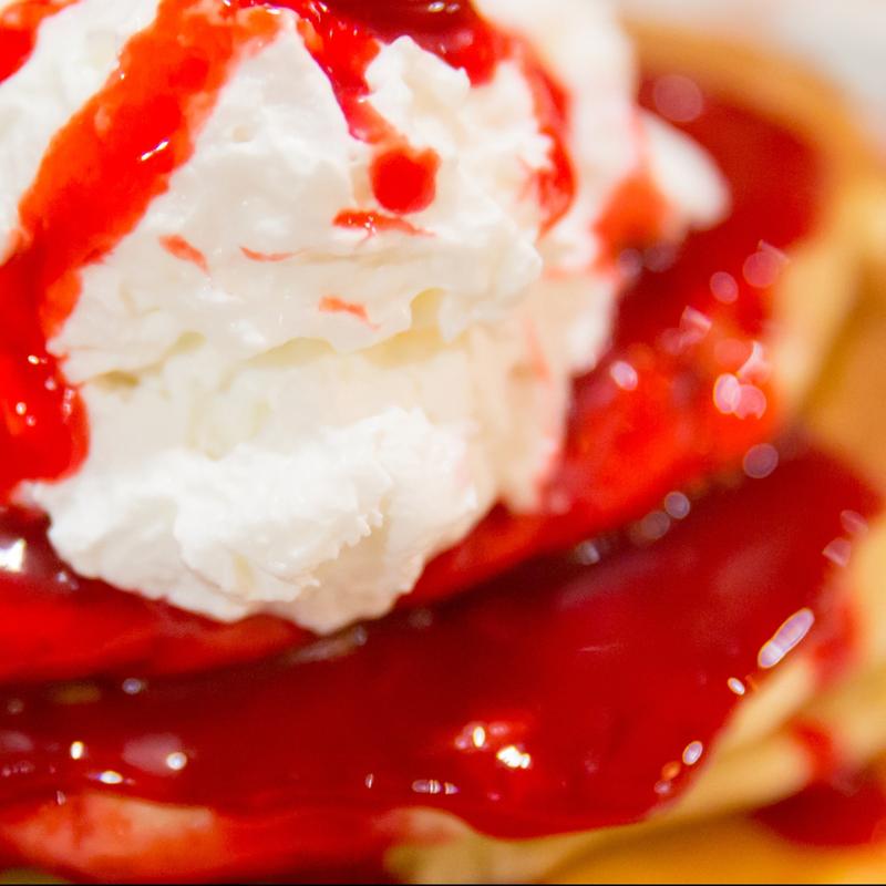 Strawberries & Cream Pancakes photo