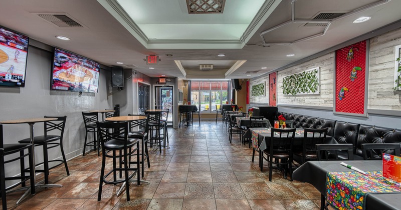 Interior, seating area