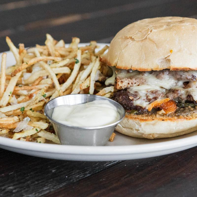 Smash Burger With Frites photo