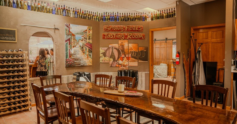 Interior seating area