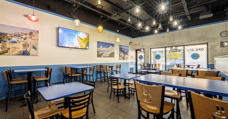 Interior, main dining area