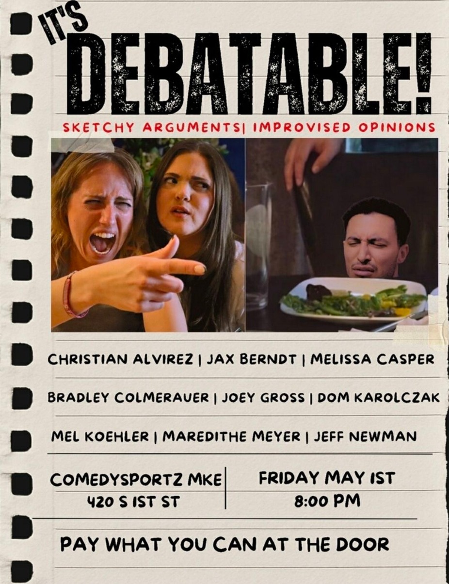 It's Debatable!: Trial and Error Show event photo
