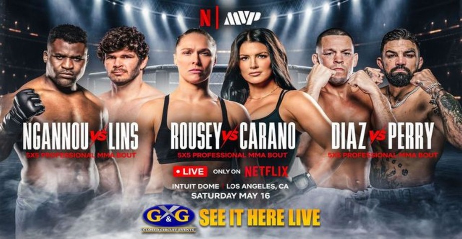 rousey V carrano UFC event photo