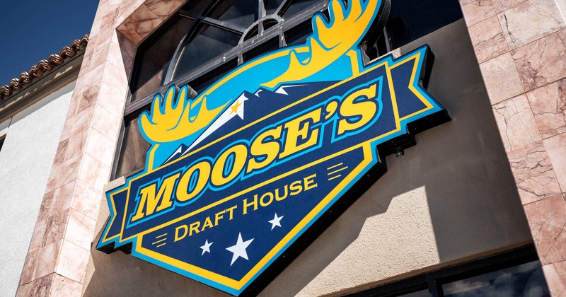 Sign above the front door