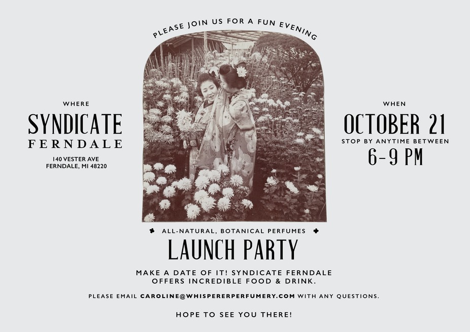 Whisperer Perfumery Launch Party event photo