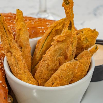 Fried Green Tomato Muffuletta.