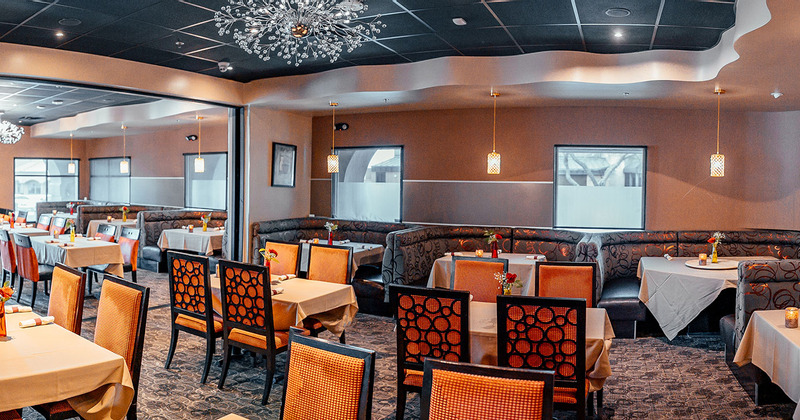 Tables ready for guests