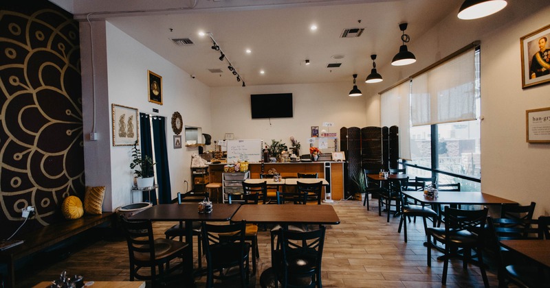 Interior, dining area