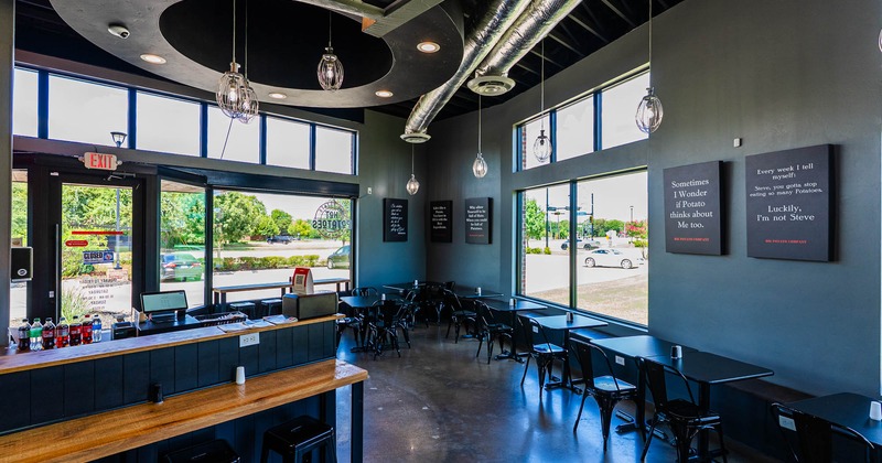 Interior, dining area