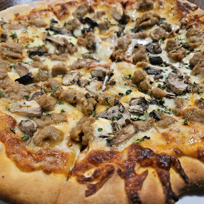 Italian Sausage & Mushroom Pizza photo