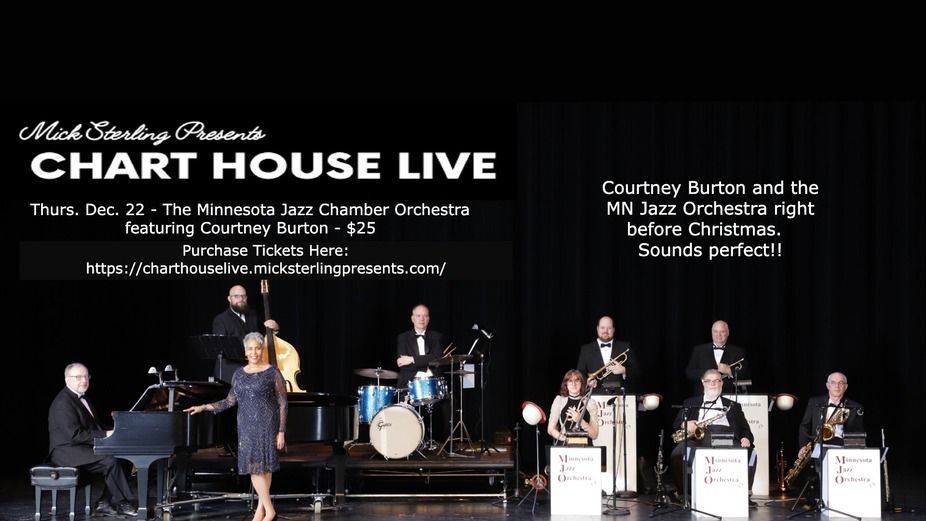 Wishing You A Swinging Holiday - An Evening with Ella - The Minnesota Jazz Chamber Orchestra featuring Courtney Burton - $25 event photo