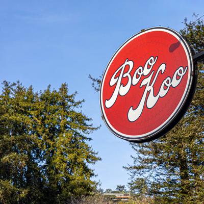 Restaurant's outdoor sign.