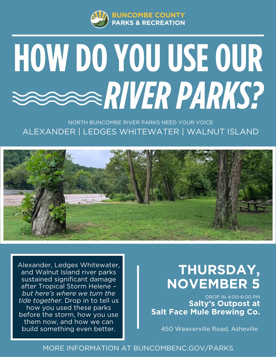 Buncombe County Parks and Recreation Drop In Meeting event photo