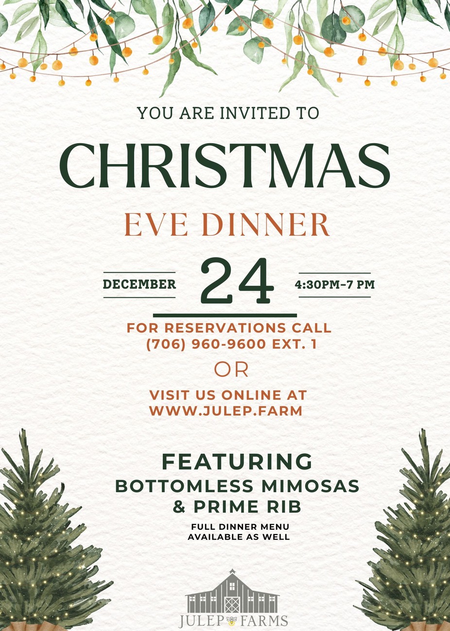 OPEN FROM 9:30-7PM CHRISTMAS EVE DAY! event photo