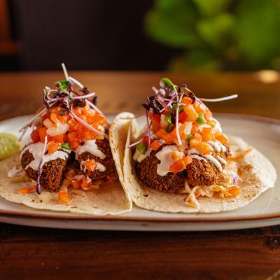 Crispy Panko Avocado Tacos