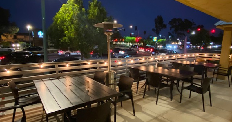 Exterior, seating area