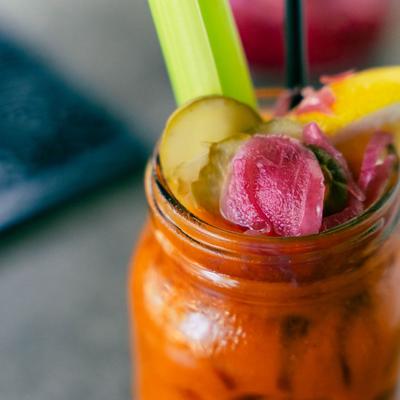 Bloody Mary, close up.