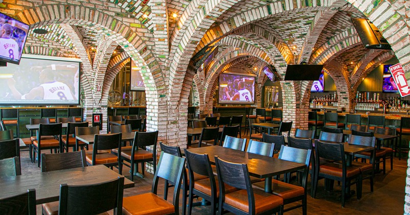 Restaurant interior, main dining area