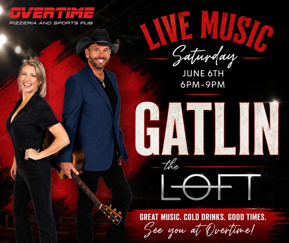 Gatlin, performing live from 6PM–9PM. event photo