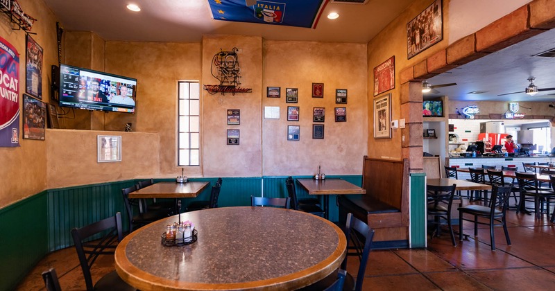 Interior, seating area